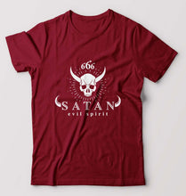 Load image into Gallery viewer, O-Parts Hunter 666 Satan T-Shirt for Men-Maroon-Ektarfa.online
