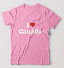 Load image into Gallery viewer, I Love Canada T-Shirt for Men-Light Baby Pink-Ektarfa.online
