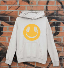 Load image into Gallery viewer, Emoji Headphone Music Unisex Hoodie for Men/Women-Grey Melange-Ektarfa.online
