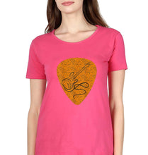 Load image into Gallery viewer, Guitar T-Shirt for Women-Pink-Ektarfa.online
