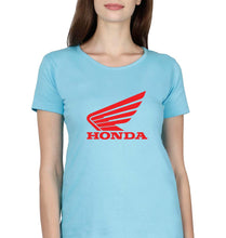 Load image into Gallery viewer, Honda T-Shirt for Women-Sky Blue-Ektarfa.online
