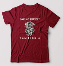 Load image into Gallery viewer, Sons of Anarchy T-Shirt for Men-Maroon-Ektarfa.online

