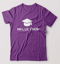 Load image into Gallery viewer, IIM L Lucknow T-Shirt for Men-Purple-Ektarfa.online
