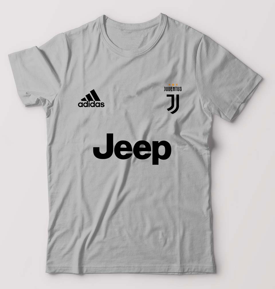 Juventus F.C. 2021-22 T-Shirt for Men-Grey Melange-Ektarfa.online