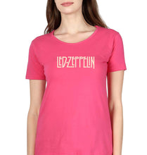 Load image into Gallery viewer, Led Zeppelin T-Shirt for Women-Pink-Ektarfa.online

