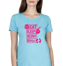 Load image into Gallery viewer, Valorant T-Shirt for Women-Light Blue-Ektarfa.online
