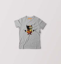 Load image into Gallery viewer, Minion Wolverine Kids T-Shirt for Boy/Girl-Grey-Ektarfa.online
