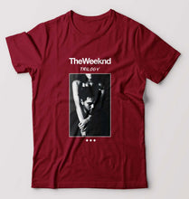 Load image into Gallery viewer, The Weeknd Trilogy T-Shirt for Men-Maroon-Ektarfa.online
