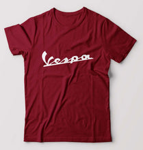 Load image into Gallery viewer, Vespa T-Shirt for Men-Maroon-Ektarfa.online
