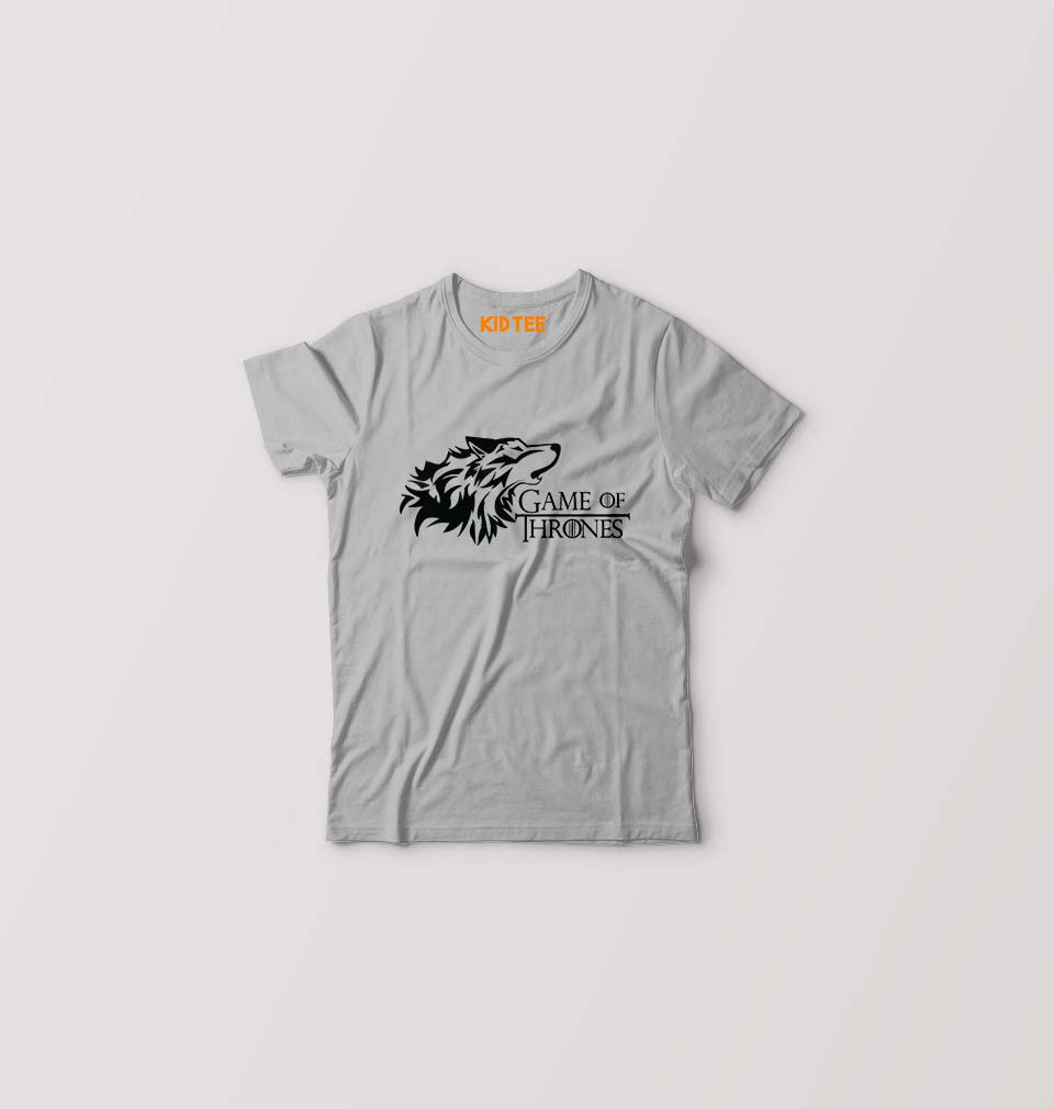 GOT Game Of Thrones Winter Coming Kids T-Shirt for Boy/Girl-Grey-Ektarfa.online