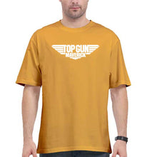 Load image into Gallery viewer, Top Gun Oversized T-Shirt for Men-Golden Yellow-Ektarfa.online
