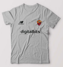 Load image into Gallery viewer, A.S. Roma 2021-22 T-Shirt for Men-Grey Melange-Ektarfa.online

