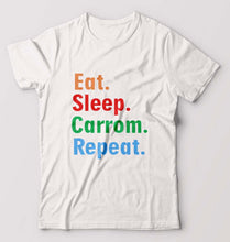 Load image into Gallery viewer, Carrom T-Shirt for Men-White-Ektarfa.online
