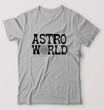 Load image into Gallery viewer, Astroworld Travis Scott T-Shirt for Men-S(38 Inches)-Grey Melange-Ektarfa.online
