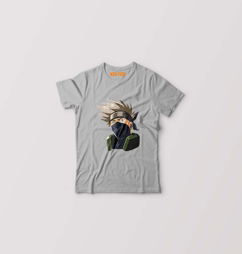 Hatake Kakashi Kids T-Shirt for Boy/Girl-Grey-Ektarfa.online
