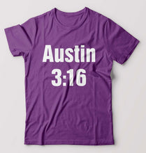 Load image into Gallery viewer, Stone Cold Steve Austin (WWE) T-Shirt for Men-Purple-Ektarfa.online
