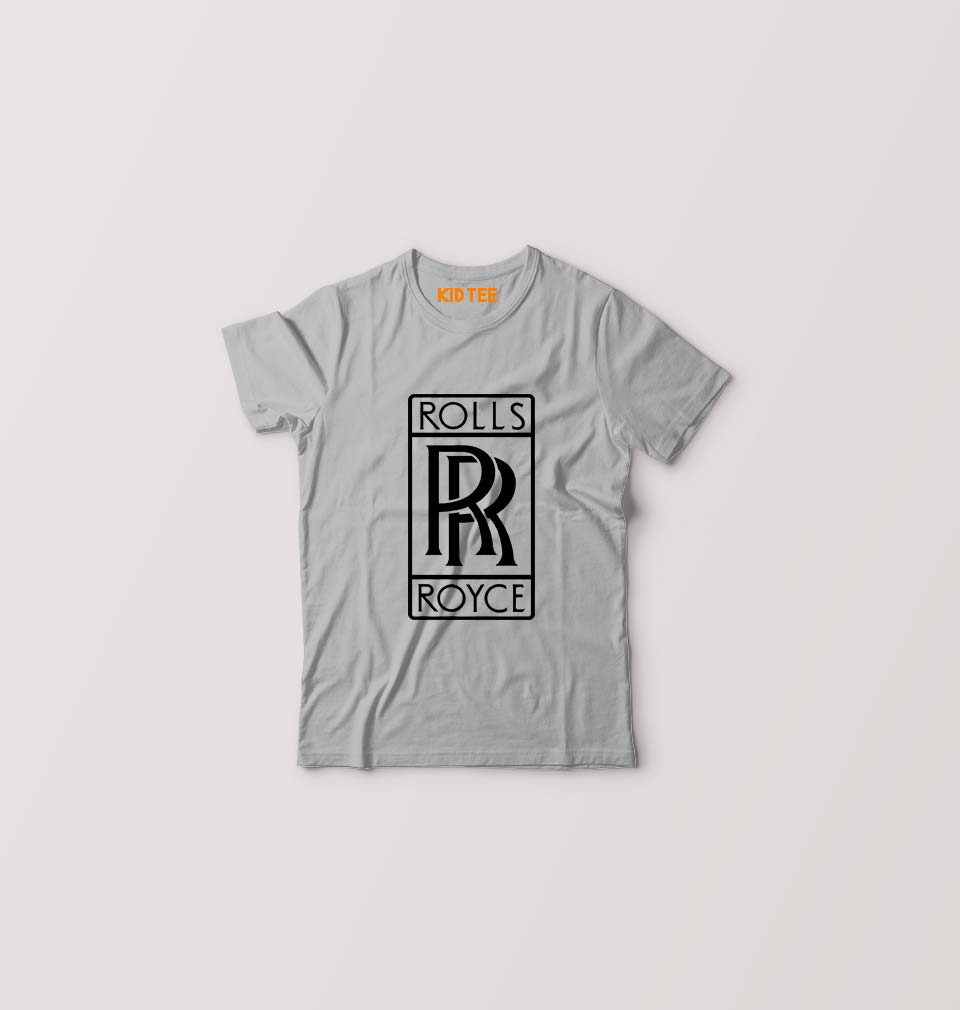 Rolls Royce Kids T-Shirt for Boy/Girl-Grey-Ektarfa.online