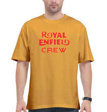 Load image into Gallery viewer, Royal Enfield Crew Oversized T-Shirt for Men-Golden Yellow-Ektarfa.online

