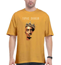 Load image into Gallery viewer, 2Pac Tupac Oversized T-Shirt for Men-Golden Yellow-Ektarfa.online
