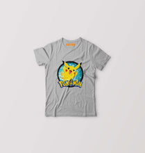 Load image into Gallery viewer, Pokémon Kids T-Shirt for Boy/Girl-Grey-Ektarfa.online
