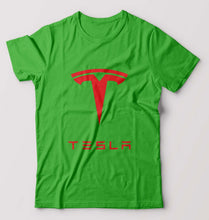 Load image into Gallery viewer, Tesla T-Shirt for Men-flag green-Ektarfa.online
