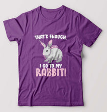 Load image into Gallery viewer, Rabbit Bunny T-Shirt for Men-Purple-Ektarfa.online
