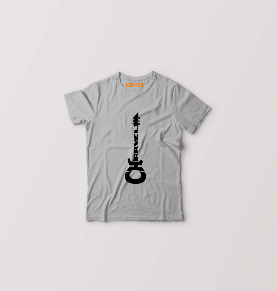 Charvel Guitar Kids T-Shirt for Boy/Girl-Grey-Ektarfa.online