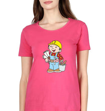 Load image into Gallery viewer, Bob the Builder T-Shirt for Women-Pink-Ektarfa.online
