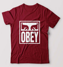 Load image into Gallery viewer, Obey T-Shirt for Men-Maroon-Ektarfa.online
