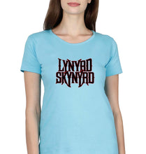 Load image into Gallery viewer, Lynyrd Skynyrd T-Shirt for Women-Light Blue-Ektarfa.online
