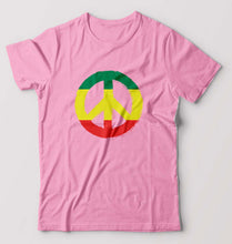 Load image into Gallery viewer, Bob Marley Peace T-Shirt for Men-Light baby pink-Ektarfa.online
