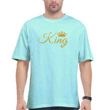 Load image into Gallery viewer, King Oversized T-Shirt for Men-Mint-Ektarfa.online
