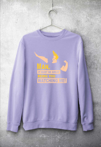 Johnny Bravo Unisex Sweatshirt for Men/Women-Lavender-Ektarfa.online
