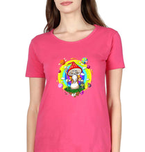 Load image into Gallery viewer, Mushroom T-Shirt for Women-Pink-Ektarfa.online
