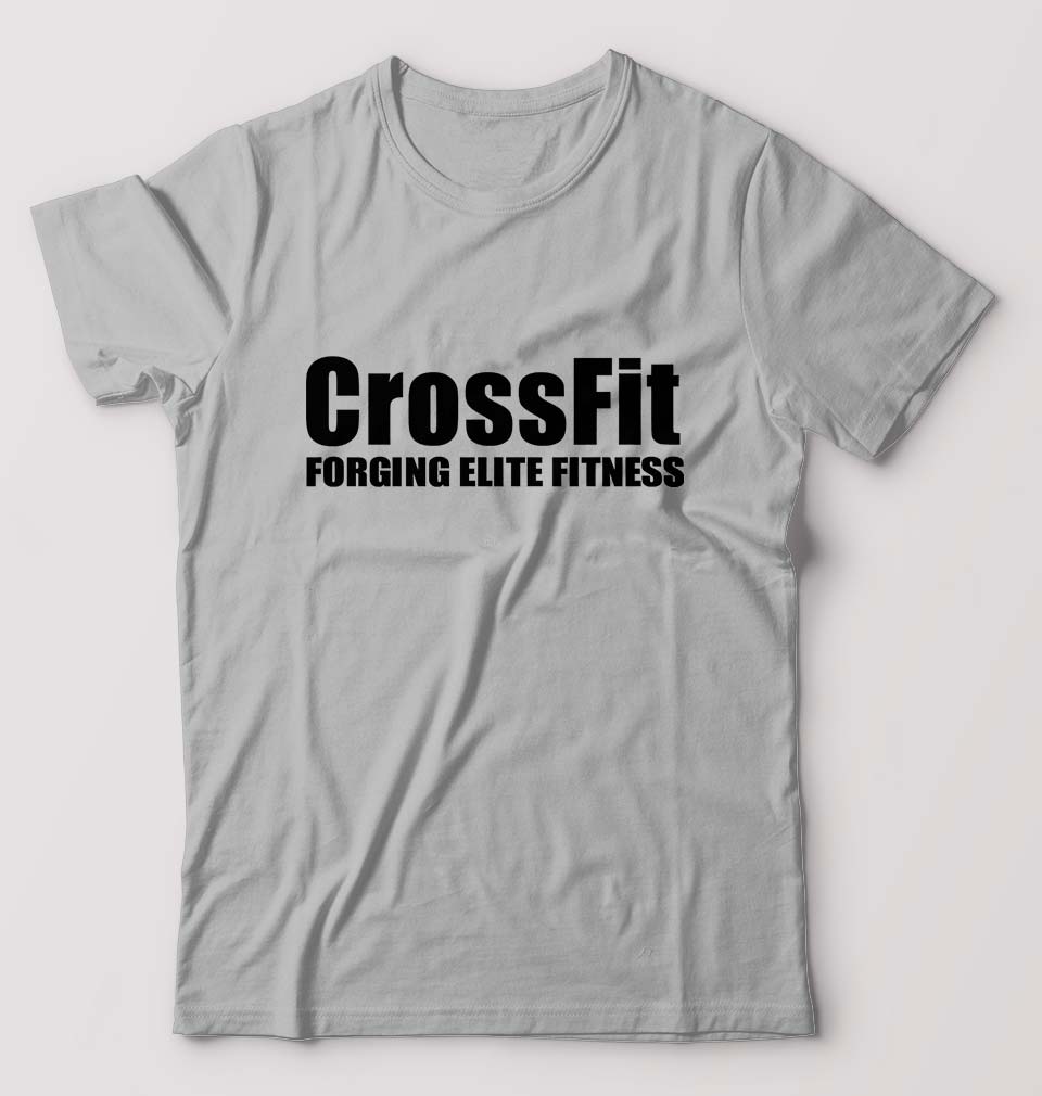 CrossFit T-Shirt for Men-Grey Melange-Ektarfa.online