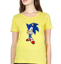 Load image into Gallery viewer, Sonic T-Shirt for Women-Yellow-Ektarfa.online
