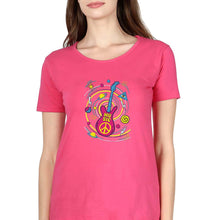 Load image into Gallery viewer, Psychedelic Music T-Shirt for Women-Pink-Ektarfa.online
