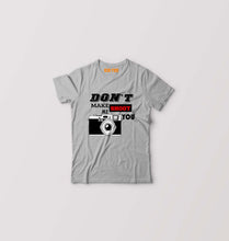Load image into Gallery viewer, don&#39;t make me shoot u Kids T-Shirt for Boy/Girl-Grey-Ektarfa.online
