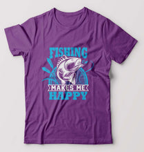 Load image into Gallery viewer, Fishing T-Shirt for Men-Purple-Ektarfa.online
