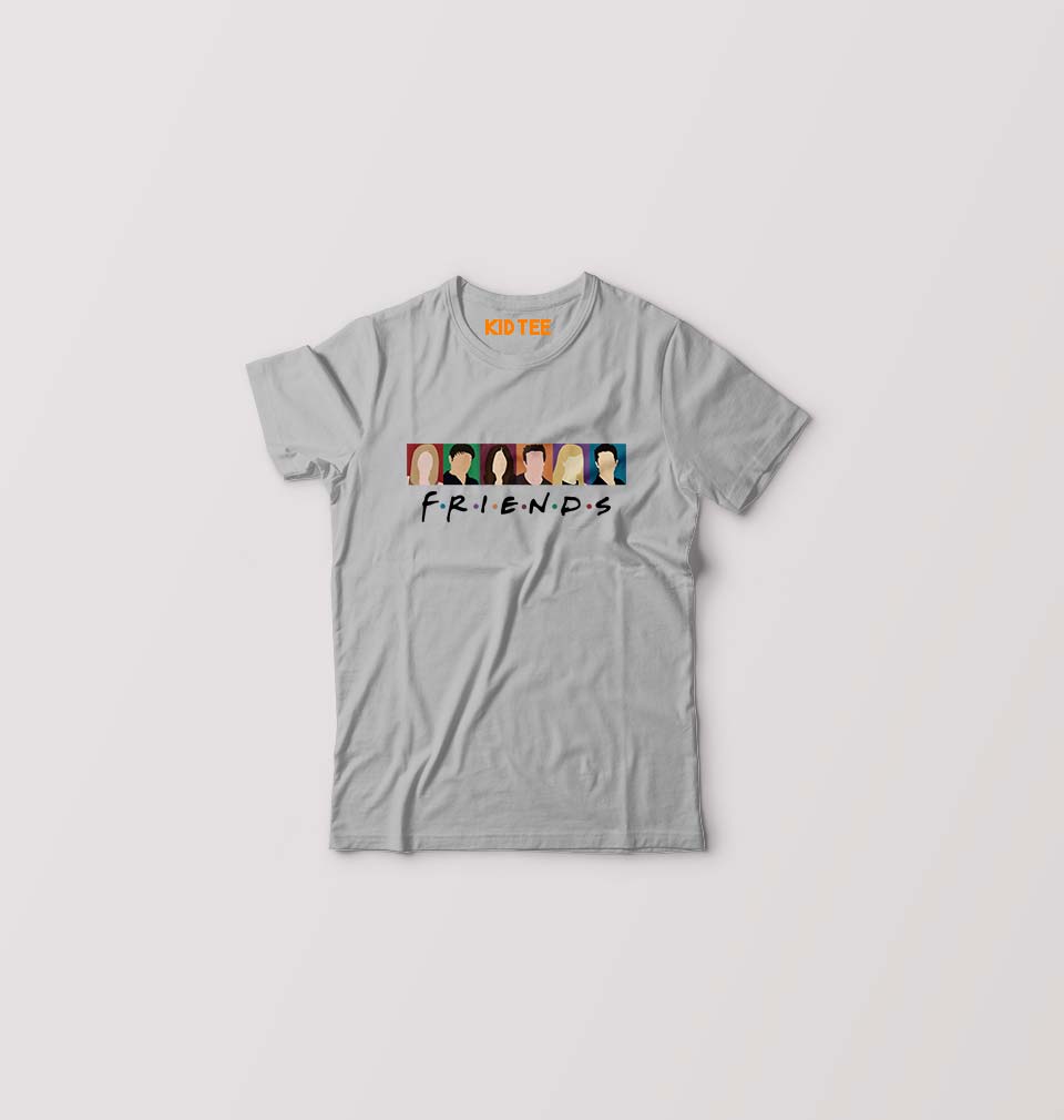 Friends Kids T-Shirt for Boy/Girl-Grey-Ektarfa.online