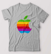Load image into Gallery viewer, Steve Jobs Apple T-Shirt for Men-Grey Melange-Ektarfa.online
