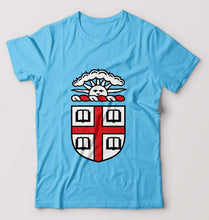 Load image into Gallery viewer, Brown University T-Shirt for Men-Light Blue-Ektarfa.online
