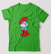 Load image into Gallery viewer, Papa Smurf T-Shirt for Men-flag green-Ektarfa.online
