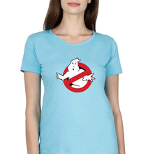 Load image into Gallery viewer, Ghostbusters T-Shirt for Women-Light Blue-Ektarfa.online
