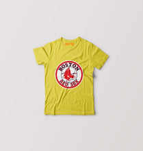 Load image into Gallery viewer, Boston Red Sox Baseball Kids T-Shirt for Boy/Girl-Yellow-Ektarfa.online
