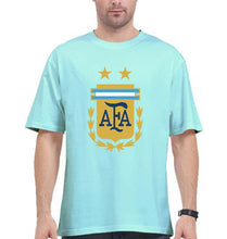 Load image into Gallery viewer, Argentina Football Oversized T-Shirt for Men-Mint-Ektarfa.online
