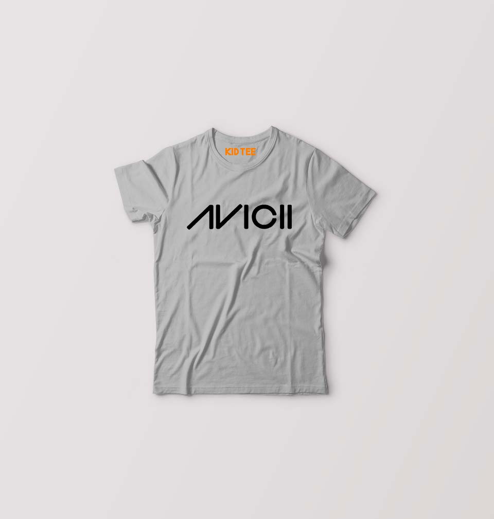 AVICII Kids T-Shirt for Boy/Girl-Grey-Ektarfa.online