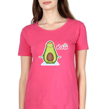 Load image into Gallery viewer, Avocado Relax T-Shirt for Women-Pink-Ektarfa.online
