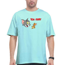 Load image into Gallery viewer, Tom and Jerry Oversized T-Shirt for Men-Mint-Ektarfa.online
