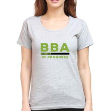 Load image into Gallery viewer, BBA T-Shirt for Women-Grey Melange-Ektarfa.online
